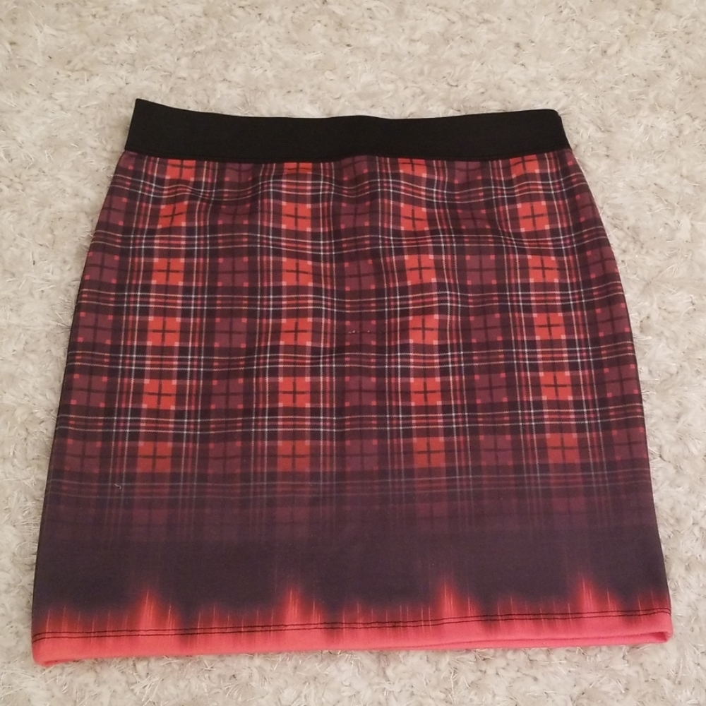 Zara Plaid Mini skirt